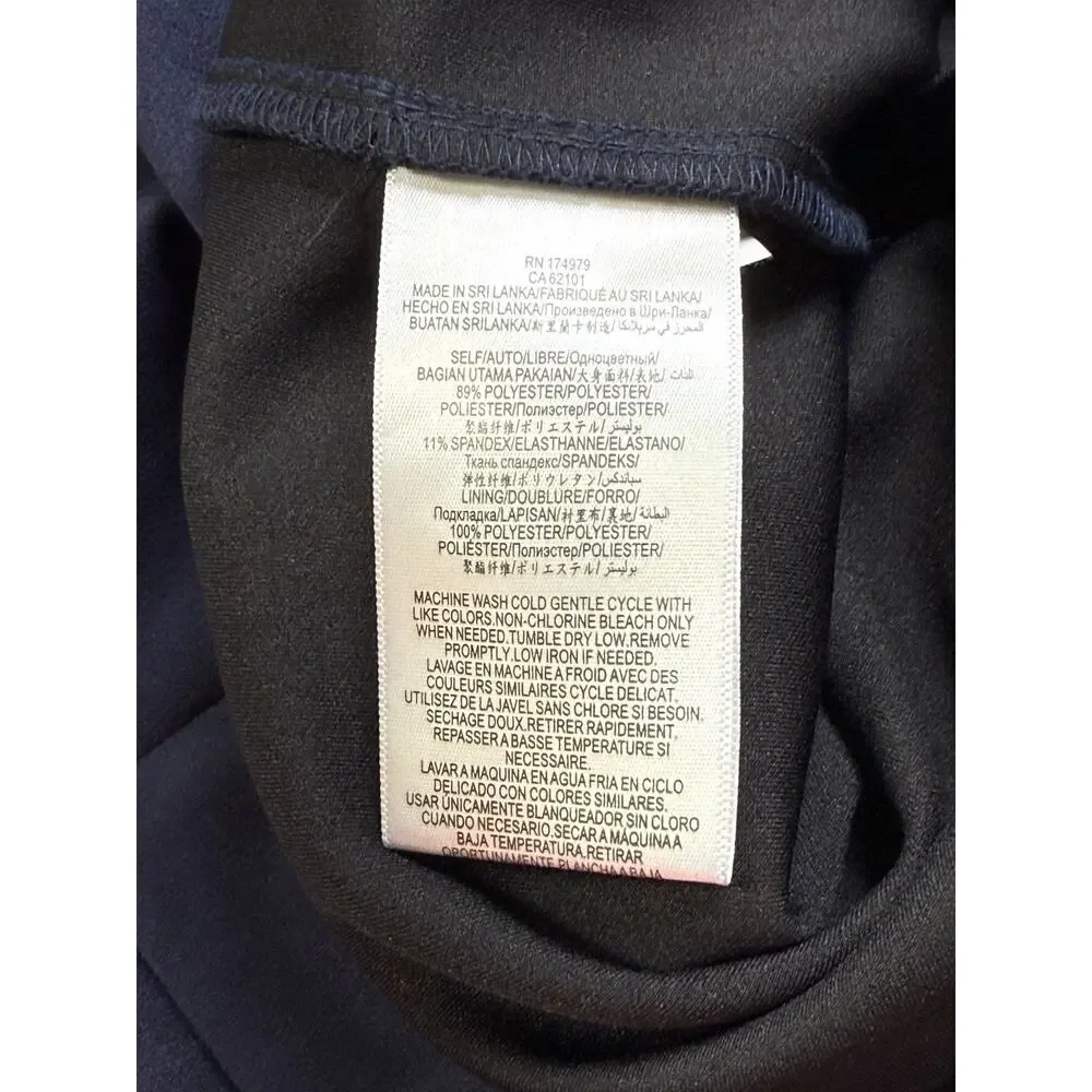 BCBG Faux Suede Ruched Mini Skirt Sz‎ 4 Navy Blue Girl Boss Preppy Corporatecore